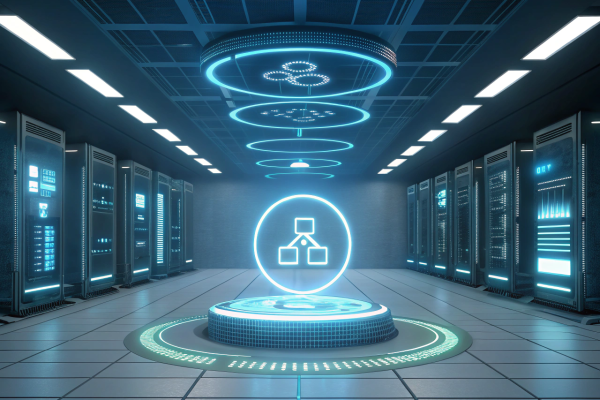 a-futuristic-support-hub-with-a-glowing-desktop-fl a-futuristic-support-hub-with-a-glowing-desktop-fl